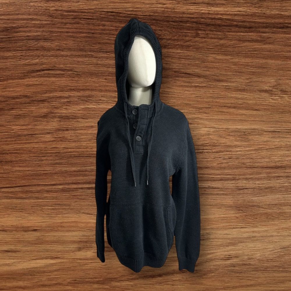 H&M cotton knit hoodie
